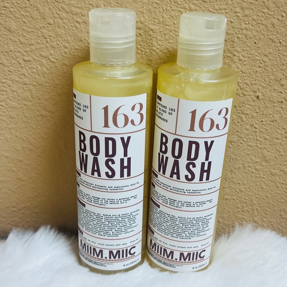 2X MIIM MIIC 163 compound of gelato gourmand body wash